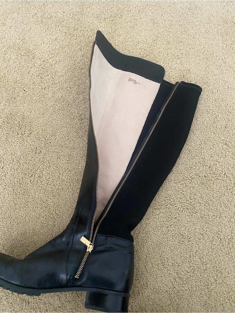 Michael Kors Leather & Stretch Boot